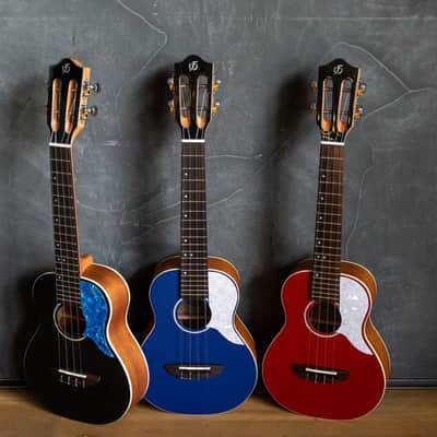 Flight IRIS CONCERT BK Solid Spruce Top Okoume Neck 4-String Ukulele w/Padded Gig Bag image 9