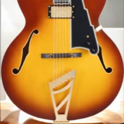 D'Angelico Excel Exl 1 Archtop Single Cutaway Hollow Body, Dark Iced Tea Burst * w/Case DAEEXL1DITBGT image 5