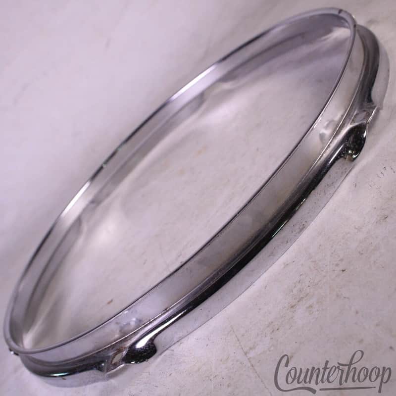 Ludwig 12" 6-Lug Tom Drum Batter/Resonant Rim/Hoop Classic Vintage 60s-70s Steel image 1