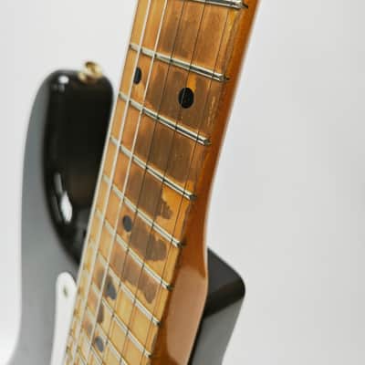 Fender Japan Stratocaster ST57-115 Black 1980's Electric Guitar Made in Japan, V4321 image 6