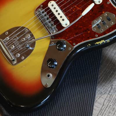 Vintage! 1964 Fender Jaguar All Original Pre-CBS Electric Guitar Sunburst + HSC image 7
