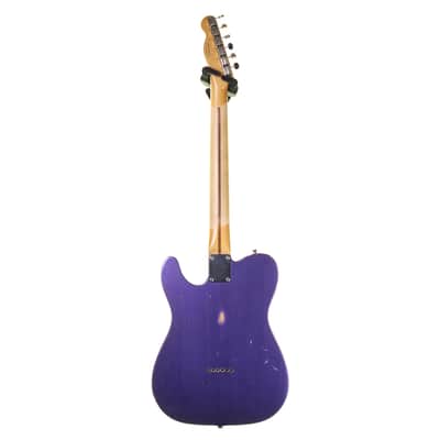 Fender Ltd Ed Vintera Road Worn 50s Telecaster Electric Guitar, Faded Metallic Purple image 9