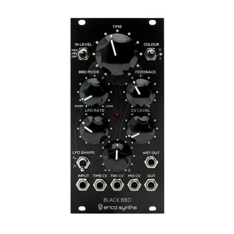 Erica Synths Black BBD Dual Tap Analogue Delay Module image 1