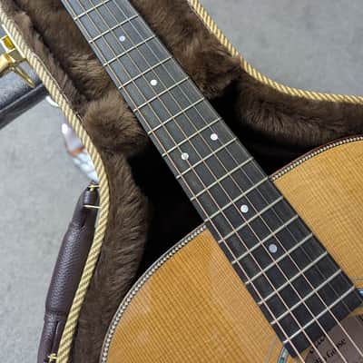 Boucher SG-41 GM Acoustic, w/case, setup review, shirt, strap choice & shipping image 4