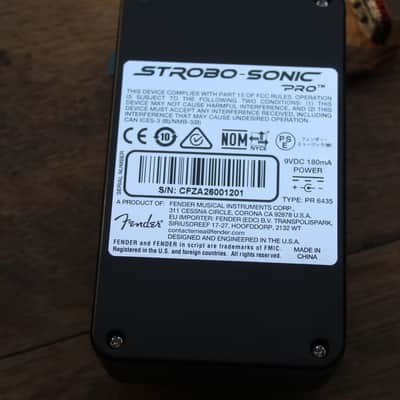 FENDER "Strobo-Sonic Pro Tuner Pedal" image 6