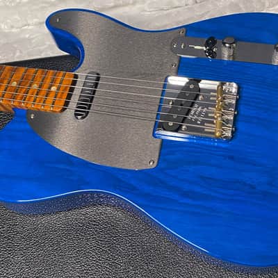 NEW ! Fender American Custom Telecaster NOS - 1-Piece Roasted AAA Flame Maple Neck Fingerboard - Sapphire Blue Transparent - Authorized Dealer - 7.4 lbs - G07467 image 8