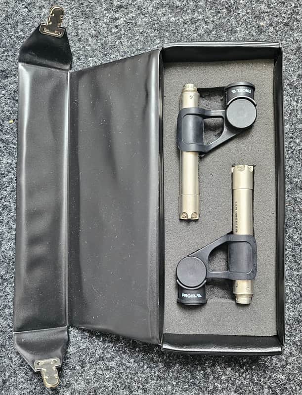 Upadate:raw samples Sennheiser MKH-104 (Pair) Condenser Omnidirectional RF circuitry microphone with original power supply image 1
