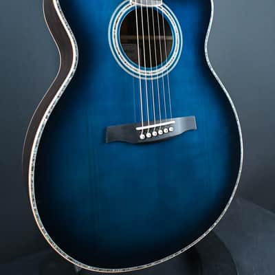 PRS SE Angelus A60E Cobalt Blue Burst #717 image 3