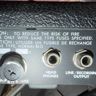 Fender Sidekick 10 10-Watt 1x6" 1983 - 1985 - Silver Fender Logo image 4