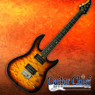 Brian Moore I-2000 iM Electric Guitar Flame Maple Vintage Sunburst, Excellent Condition image 1