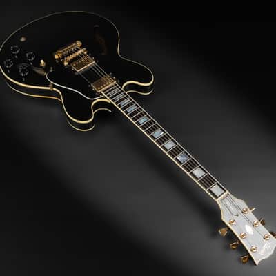 1989 Gibson ES-347 S - Ebony | USA Vintage Post Norlin Era Custom Semi-Hollow Bill Lawrence The Original HB-R HB-L Humbucker Pickups Coil Split | OHSC image 7