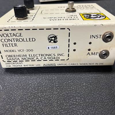 Oberheim Voltage Control Filter 1970s. Vintage pedal image 2