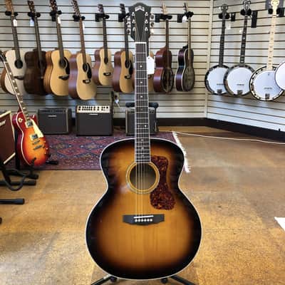 Guild F-250E Deluxe Sitka Spruce/Flamed Maple Jumbo Acoustic-Electric image 4