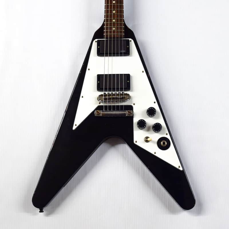 Gibson Kirk Hammett 1979 Flying V Custom Shop Murphy Lab 2012 - Ebony image 1