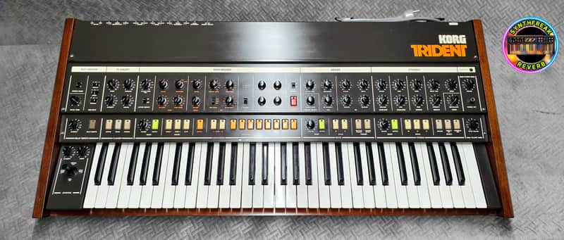 Korg Trident MK1 ✅ Rare Vintage Analog Synthesizer from the '80s ✅ MINT Condition ✅ Three-Layer Performance Powerhouse ✅ Fully Serviced ✅ Worldwide FREE Shipping!! image 1