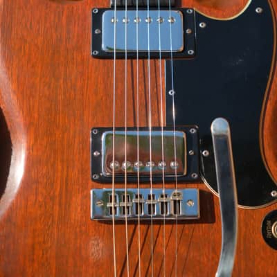 Gibson SG Standard 1974 - Walnut w/ Factory Bigsby - All Original - Exceptional "Time Capsule" Condition image 4