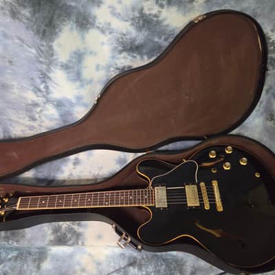 Vintage RARE 1964 to 1966 Gibson Non Branded Black Brown Interior ES 335 330 Soft Shell Electric Guitar Case #2 image 11