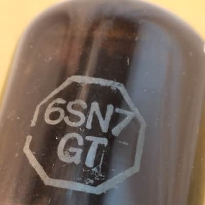 Ken-Rad VT-231 tNOS AT1000 TESTED Vacuum Tube greyglass black glass WWII military JAN-CKR-6SN7-GT dual triode 1941-1946 image 6