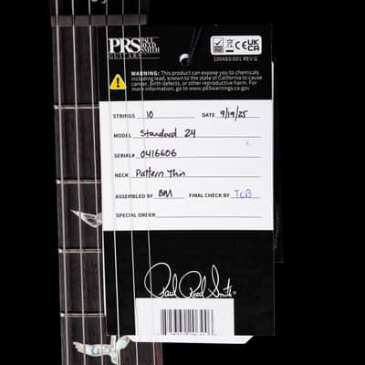 PRS Core Standard 24 Satin Red Apple Metallic with Case image 14