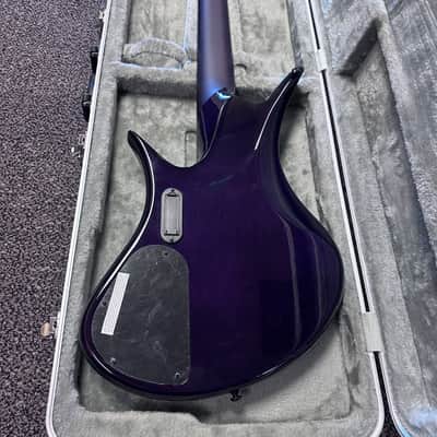 Legator Helio 5 String Bass Super Shred Series Electric Guitar Magenta Burl image 3