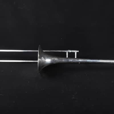 King 606 Student Model Tenor Trombone 2010s - Clear-Lacquered Brass image 10