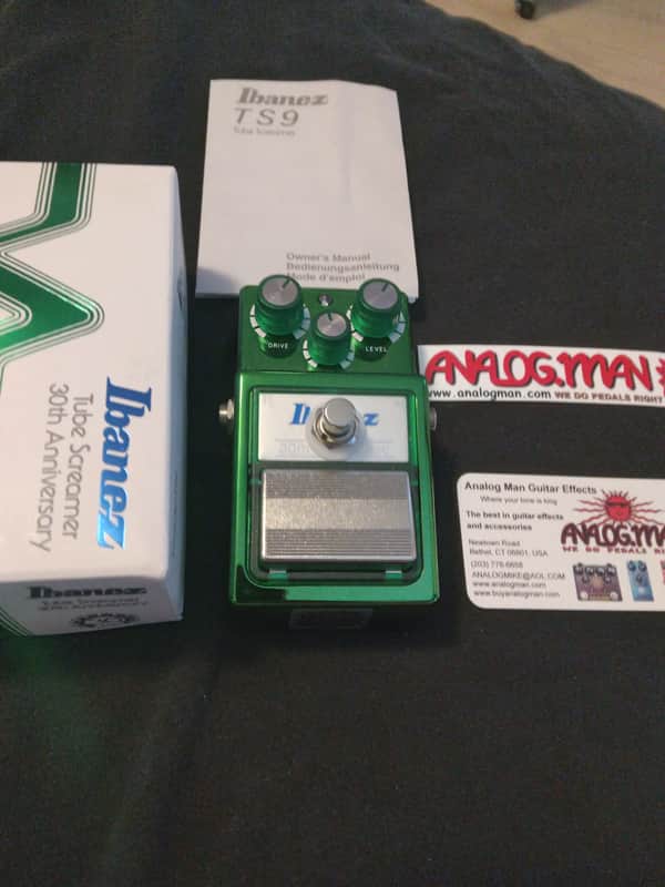Analogman Modded Ibanez TS9 Tube Screamer 30th Anniversary TV Mod True Bypass image 1