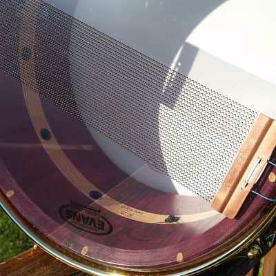 SnareBear 14x7 Grizzly PH Purple Heart Stave Snare Drum image 8