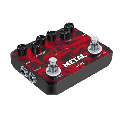 AFOT Heavy Metal Distortion Guitar Pedal, Realize the Sounds of Metal, Rock and Punk, Muff Top Boost Distortion Guitar Effect Pedal with 80s or 90s Metal Sounds and Earphone Useable Output Ture Bypass image 8