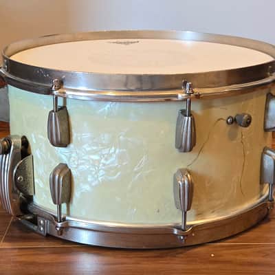 Slingerland Radio King 1951 - White Marine Pearl image 7