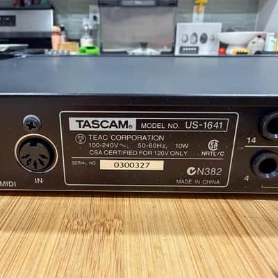 TASCAM US-1641 USB Audio Interface 2010 - Black image 4