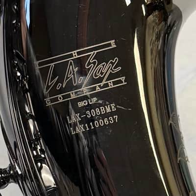 LA Sax 308BME Big Lip Tenor Saxophone - Black Nickel image 2