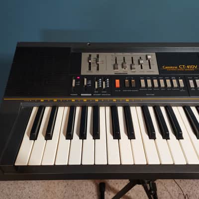 Casio CT-410V Casiotone 49-Key Synthesizer 1980s - Black image 2