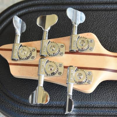 Wal MK2 2021 Flame Walnut 5 string bass guitar image 11