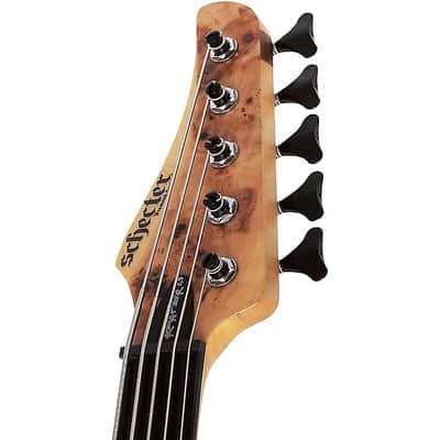 Schecter Reaper-5 Electric Bass 5-String - Natural Satin image 10