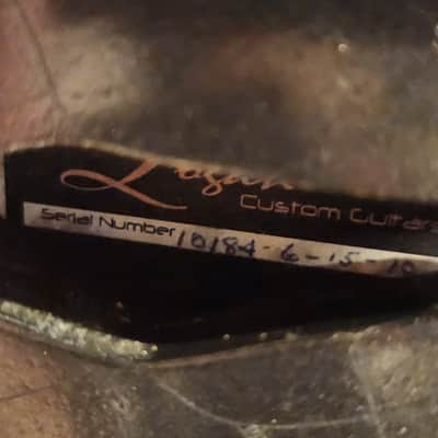 2010 Logan Custom Guitars Thinline Tele  - Worn Black Metalic image 8