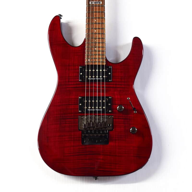 ESP LTD M-100 FM - See Thru Black Cherry image 1