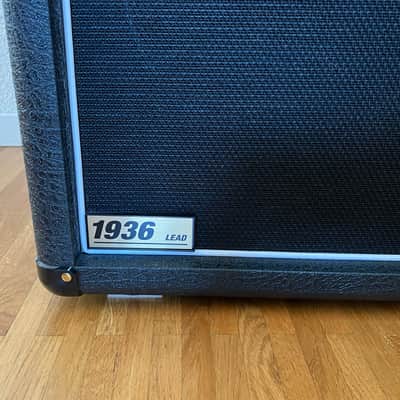 Marshall 1936 Lead 150-Watt 2x12" Guitar Speaker Cabinet 1981 - Present - Black image 3