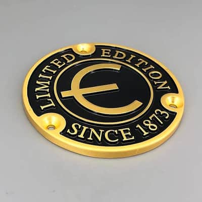 Gold Epiphone Metal Guitar Toggle Switch Back Cover image 2