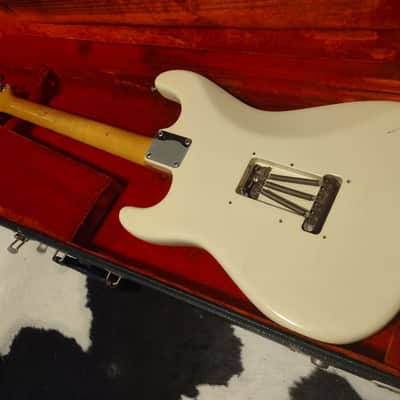1964 Fender Stratocaster Olympic White Custom Color Body-Only Refin- Ideal Player Strat w/Case! image 10