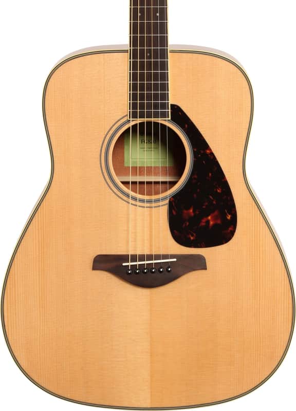 Yamaha FG820 Dreadnought Acoustic Guitar, Solid Spruce Top image 1