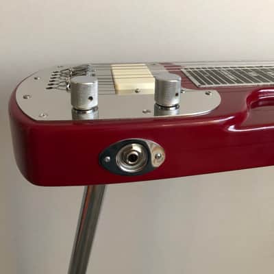Rare Jedson Lap Steel - David Gilmour / Pink Floyd Specification with EMG Pickup - Dark Red image 9