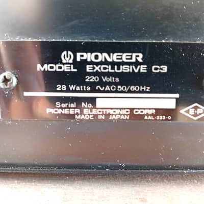 Pioneer Exclusive C3 / M3 pre + finale / Year 1977 image 10