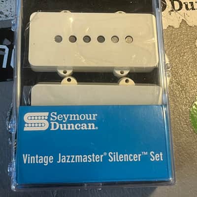 Pre Owned Seymour Duncan Jazzmaster Silencer Vintage - Parchment Pickup SET