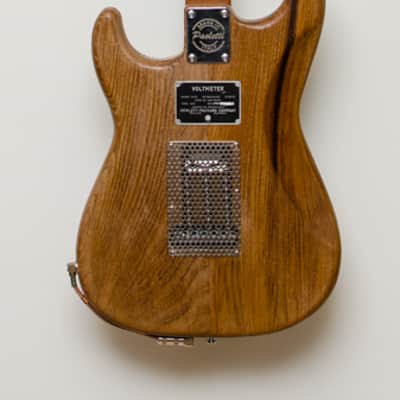 2015 Paoletti Stratospheric Steampunk Wine electric guitar custom handwound strat pickups image 4