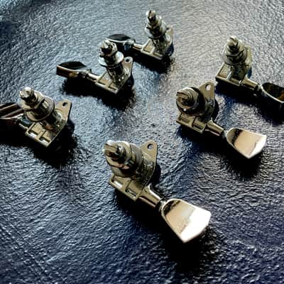 GOTOH 3 + 3 CHROME FINISHED TUNERS - VERY GOOD COND - MIJ image 7