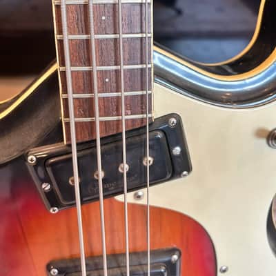 Vintage Mosrite Combo Bass 1960s Hollowbody image 4
