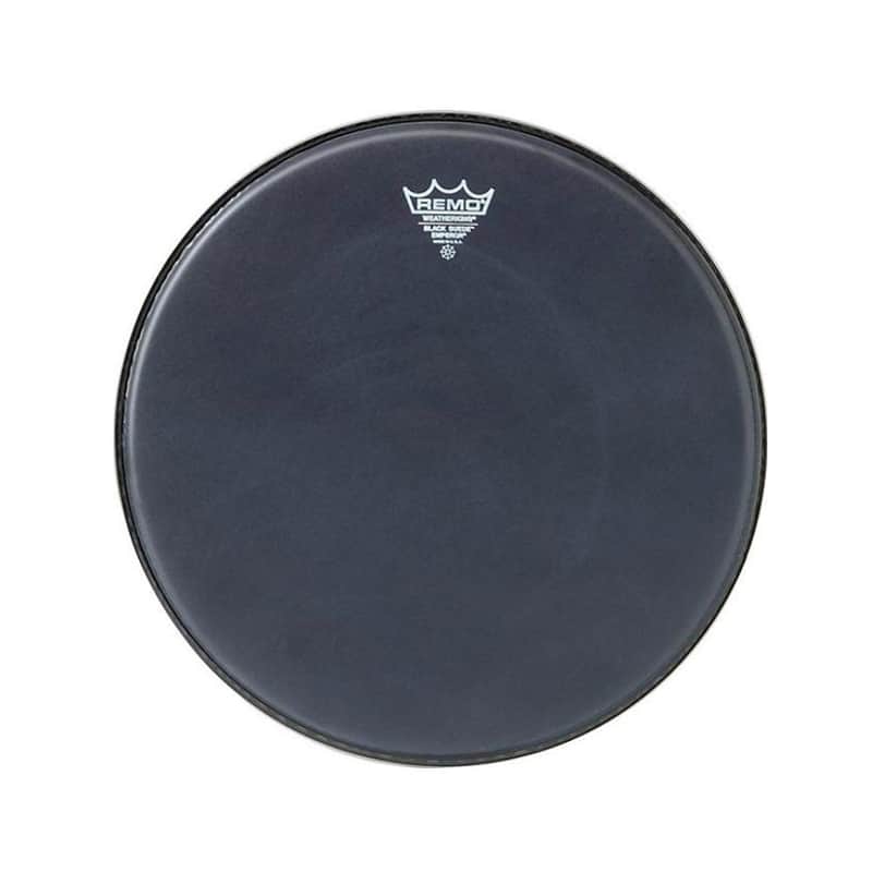 Remo Emperor Black Suede Drum Head 16" image 1