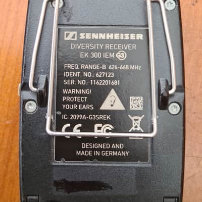 Sennheiser Sennheiser EK 300 IEM G3 Diversity Receiver | In-Ear Monitoring | 626–668 MHz image 6