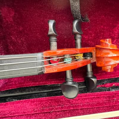 Krutz V210, 1/2 size violin set, 2017 Antique red cherry image 9