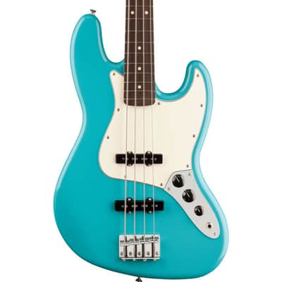 Used Fender Player II Jazz Bass Rosewood - Aquatone Blue image 1